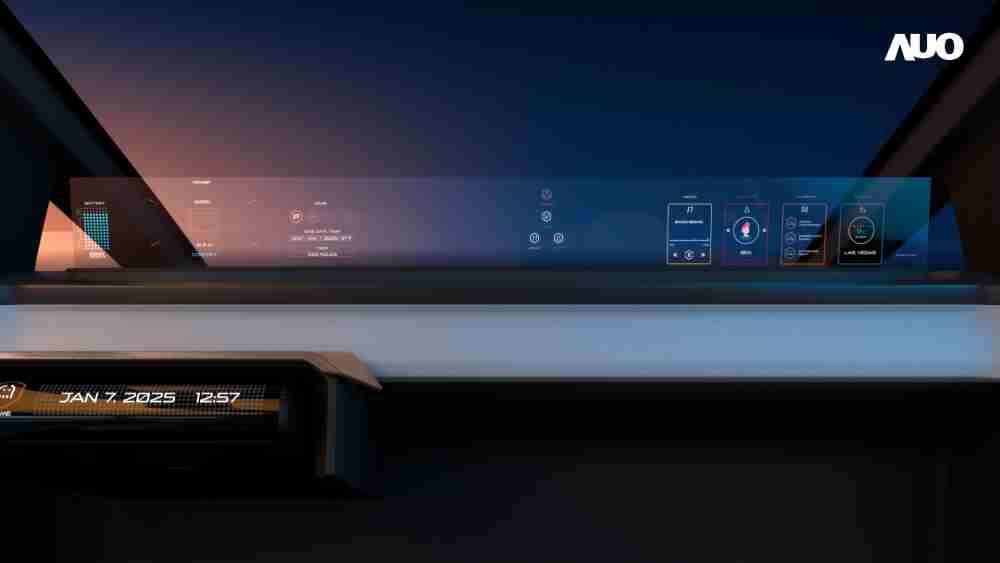 Wepay无界透明显示接口(Horizon Image Glass)透过车运算方案整合仪表板、、、中控台及副驾显示器，，，一体式全景呈现，，，，提供乘用者清晰的前方视野、、行车必要信息与娱乐功能